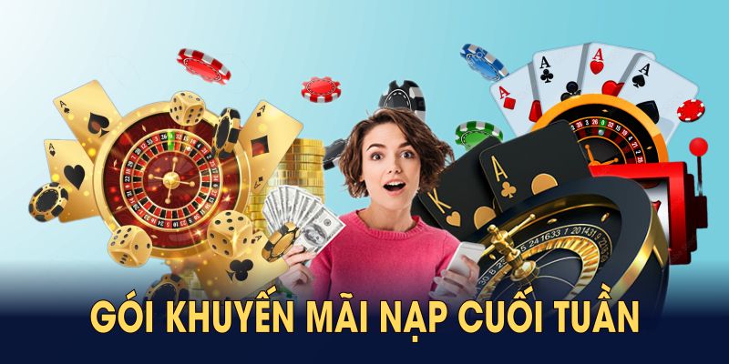 Gói khuyến mãi nạp cuối tuần hiển thị trên giao diện 789Win)